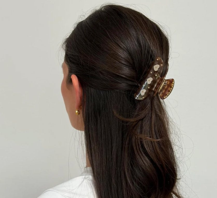 Sweetheart Clip Cuddle Me Gingham Beauty &amp; Hair Emi Jay 