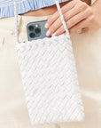 Grace Mini Woven Crossbody White Handbags - Crossbody Loeffler Randall 