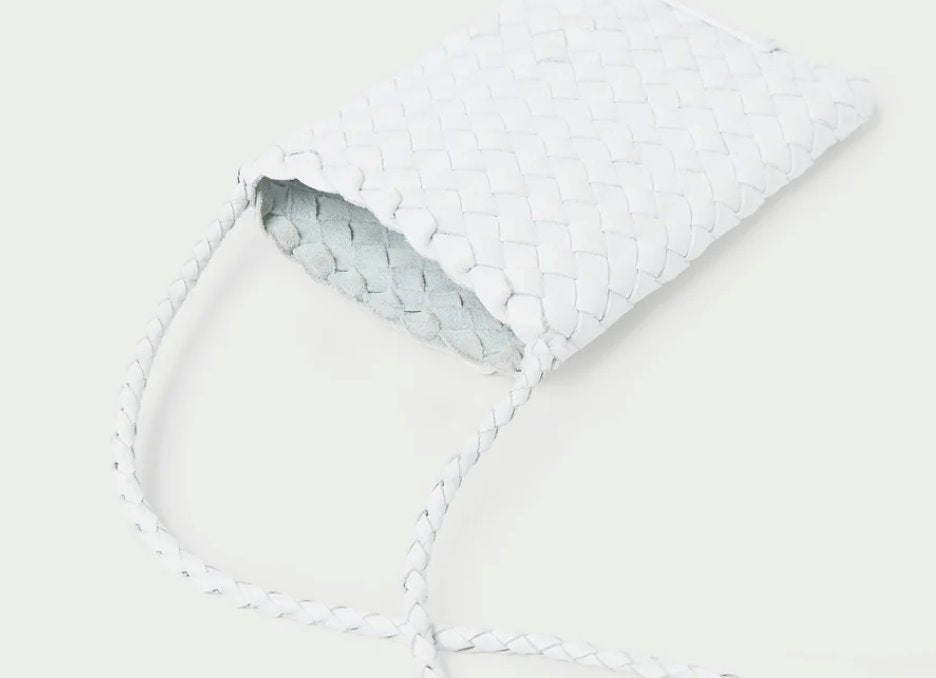 Grace Mini Woven Crossbody White Handbags - Crossbody Loeffler Randall 