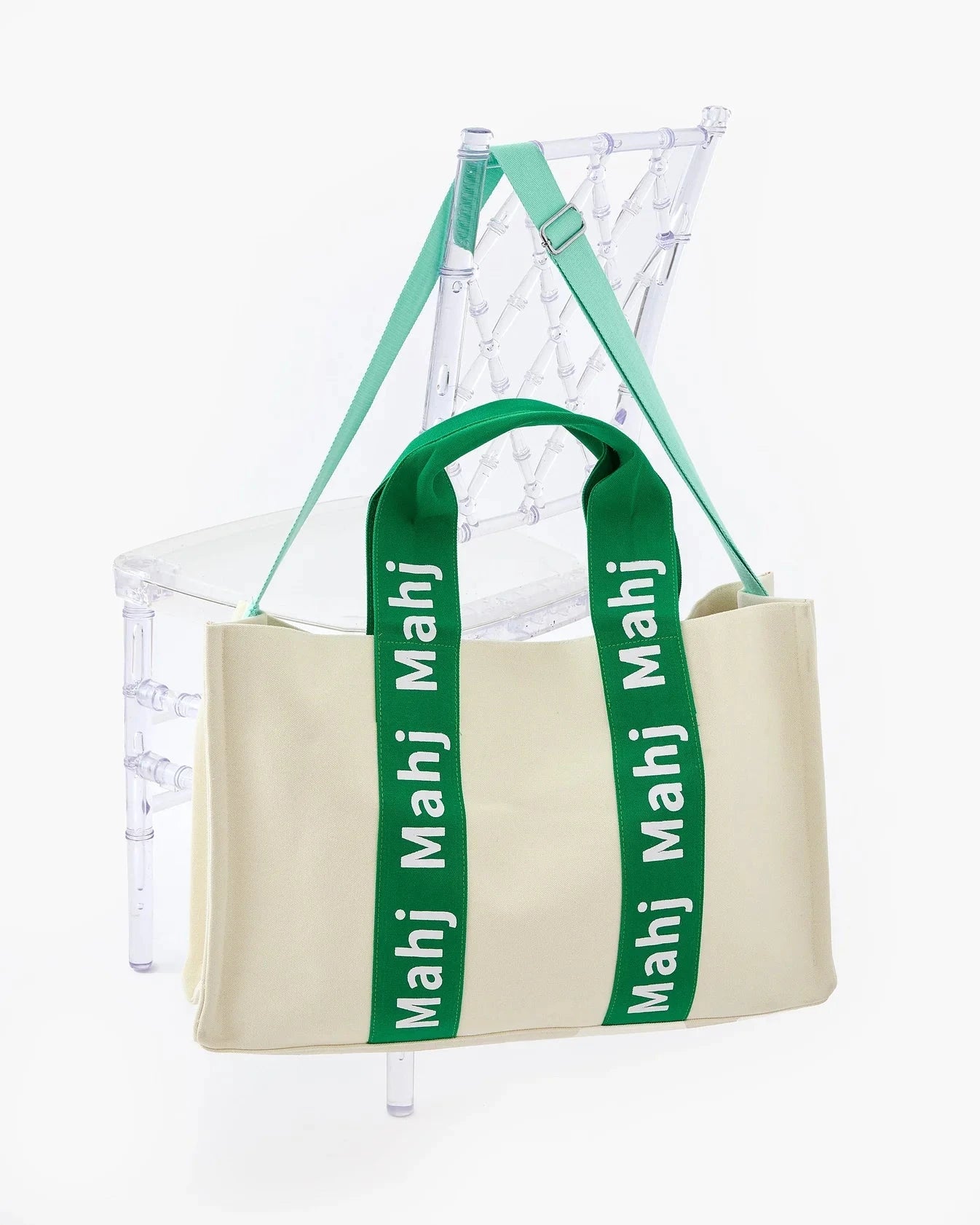 Mahj It All Green Tote & Satchel Oh My Mahjong 