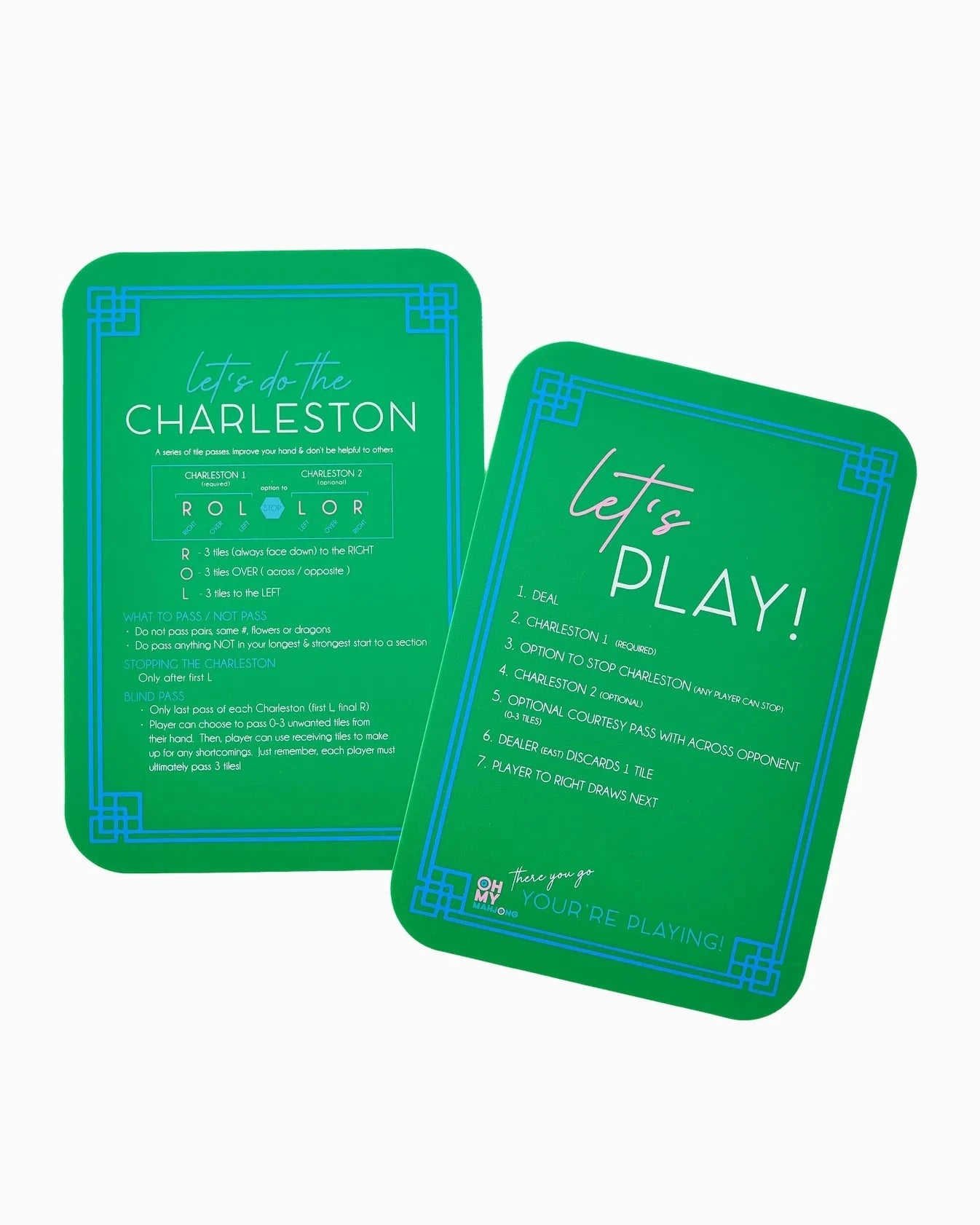 Green Shuffler Home Decor - Games Oh My Mahjong 