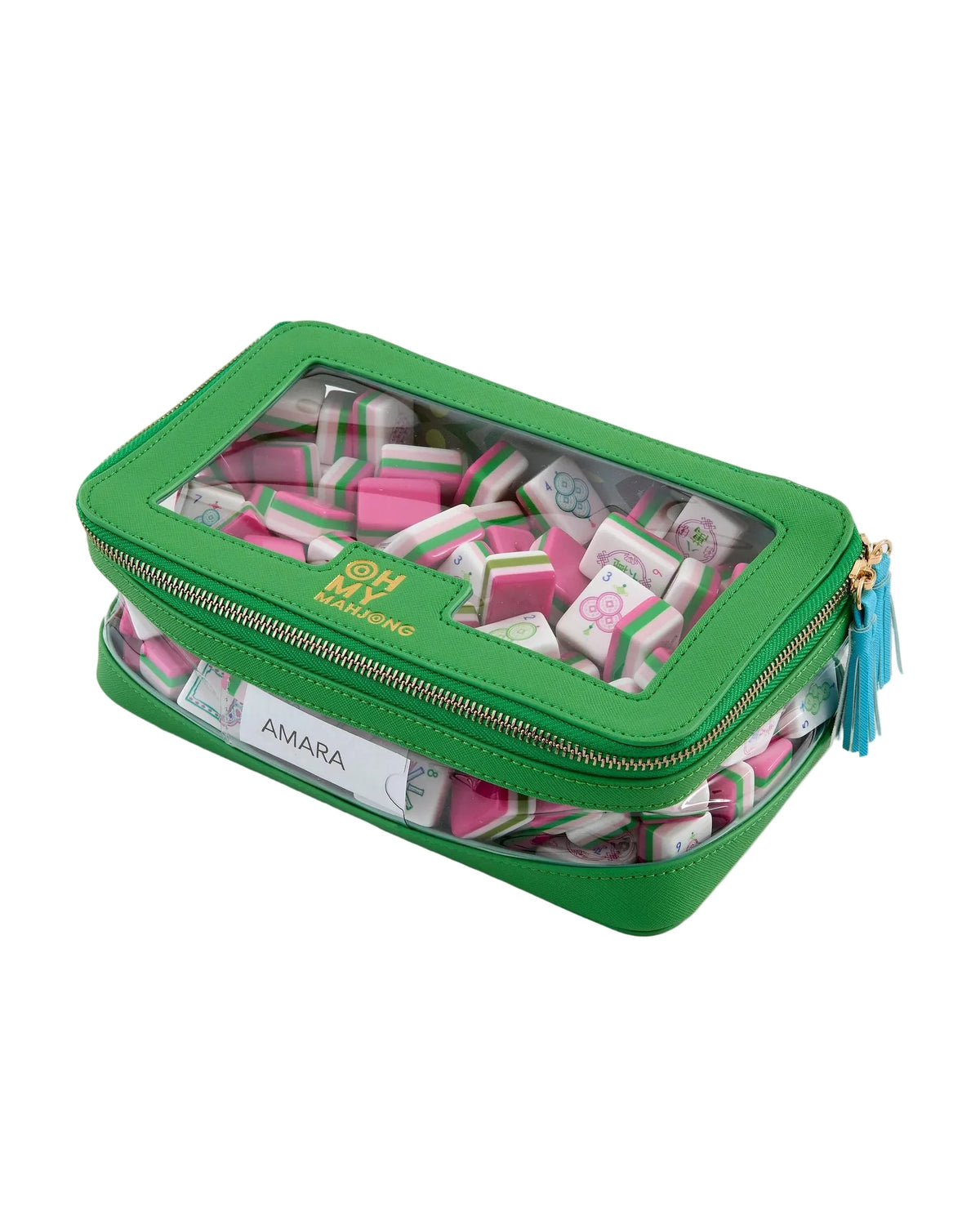 Green Tile Storage Bag