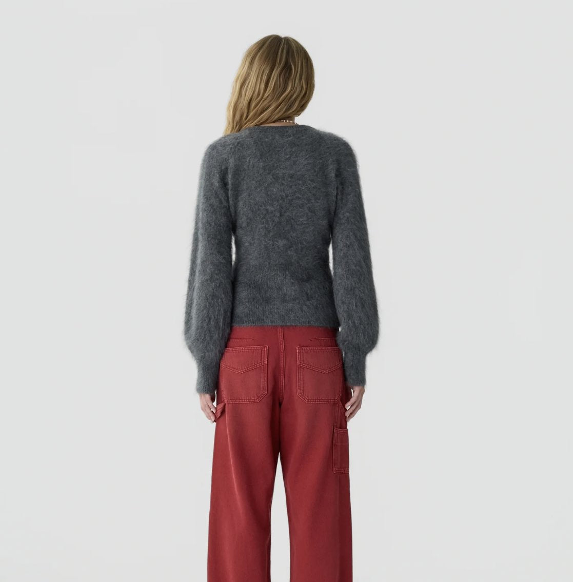 Grizzly Sculpted Cardigan Charcoal Sweater - Cardigans Guest in Residence 