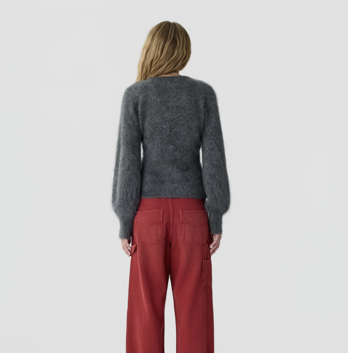 Grizzly Sculpted Cardigan Charcoal