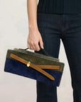 Colorblock Dash Clutch