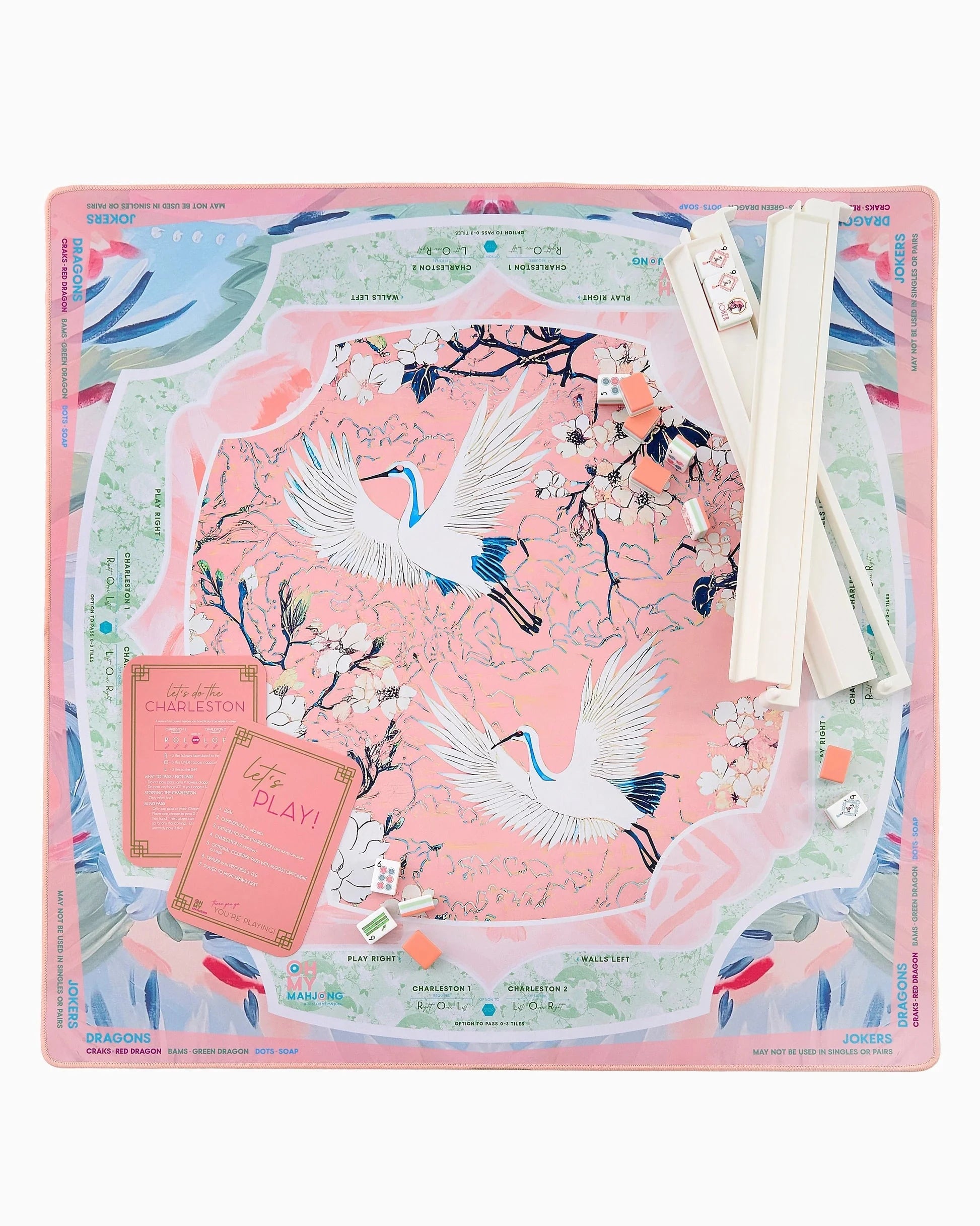 Heron Mat in Tube Home Decor - Games Oh My Mahjong 