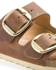 Arizona Big Buckle Cognac Shoes - Sandals - Flat Sandals Birkenstock 