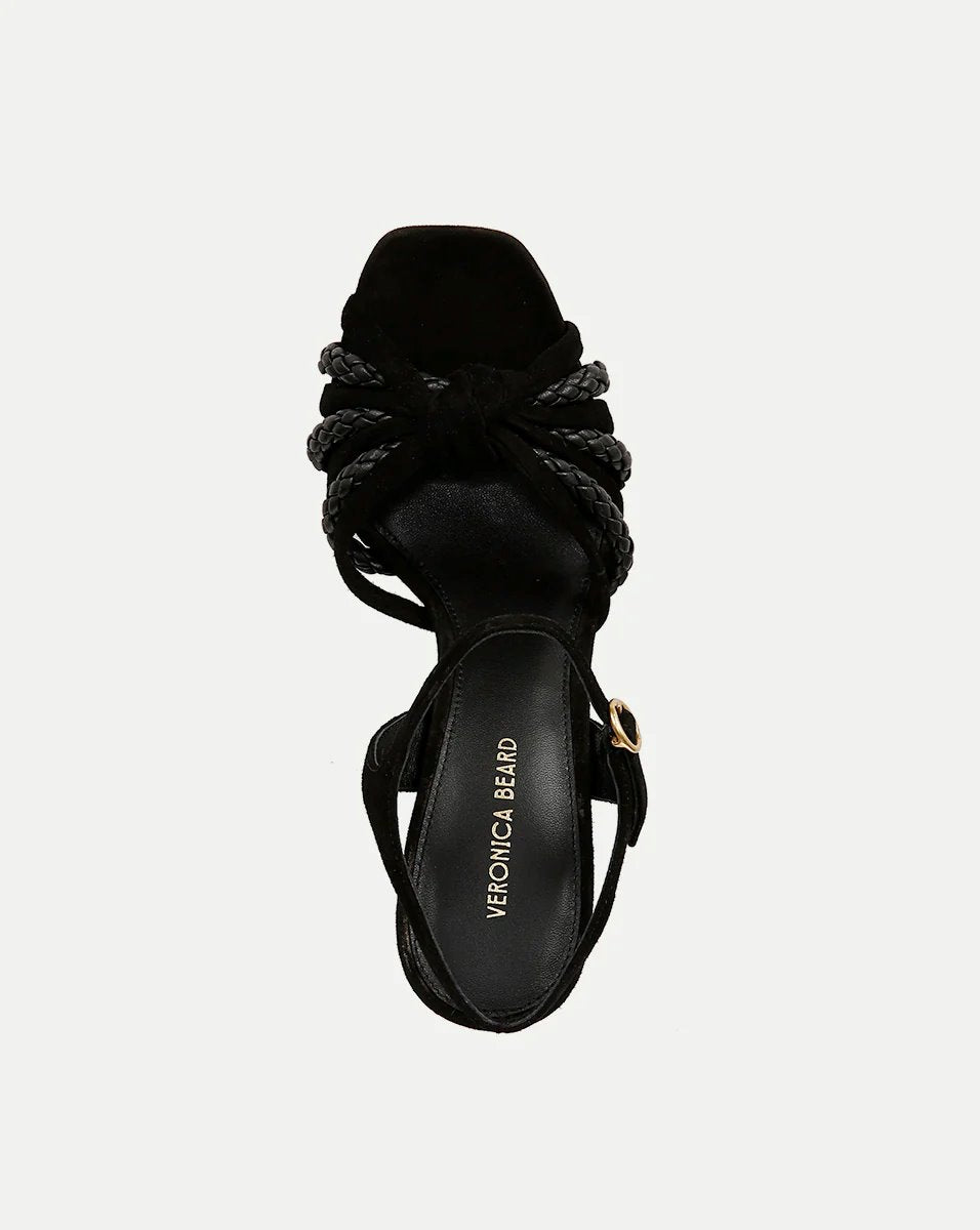 Flavia Platform Sandal Black Shoes - Sandals - Heeled Sandals Veronica Beard - Shoes 