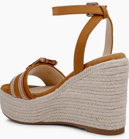 Aurore Sandal Buckskin Shoes - Wedges - Espadrille L'Agence Shoes 