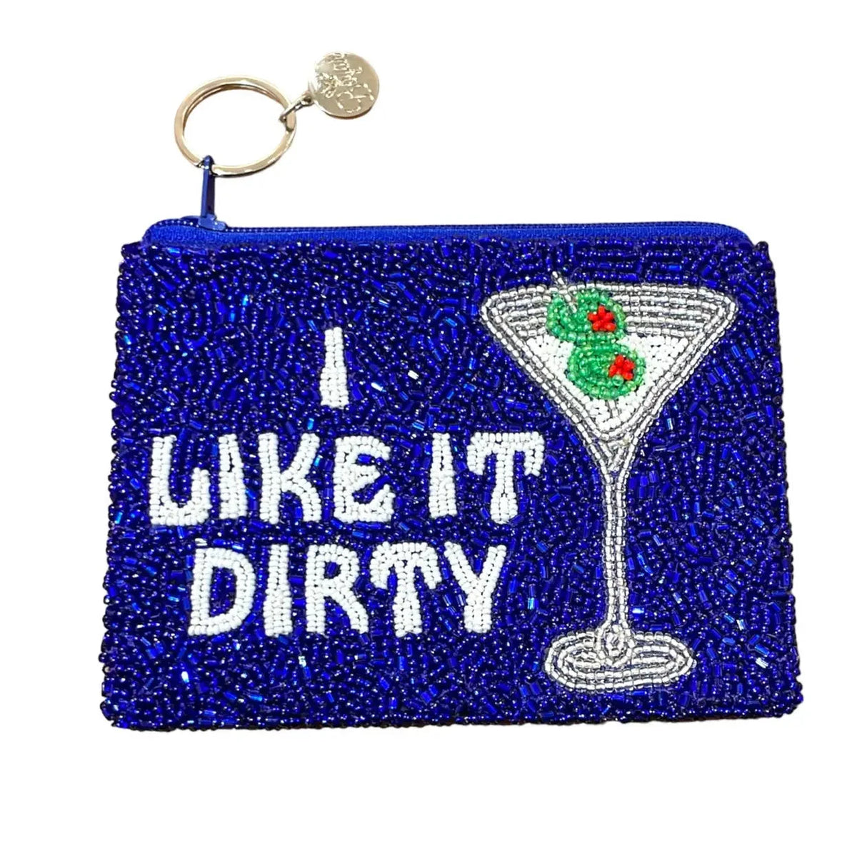I Like It Dirty Small Bead Pouch Cosmetic Tiana Designs 