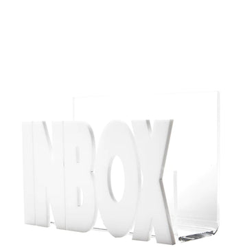 Inbox Holder White Accessories - Home Decor - Decorative Accents Tara Wilson Designs 