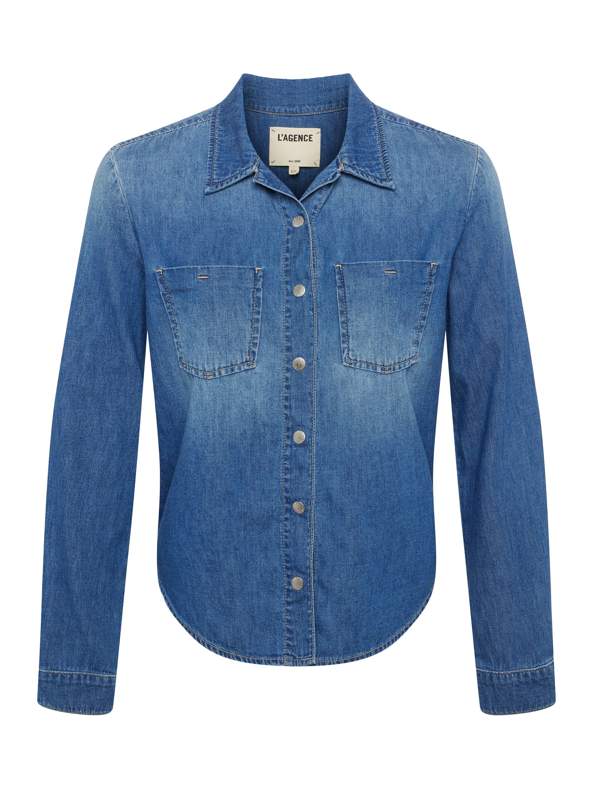 Isla Denim Shirt Anvil Tops - Button Down L'Agence 