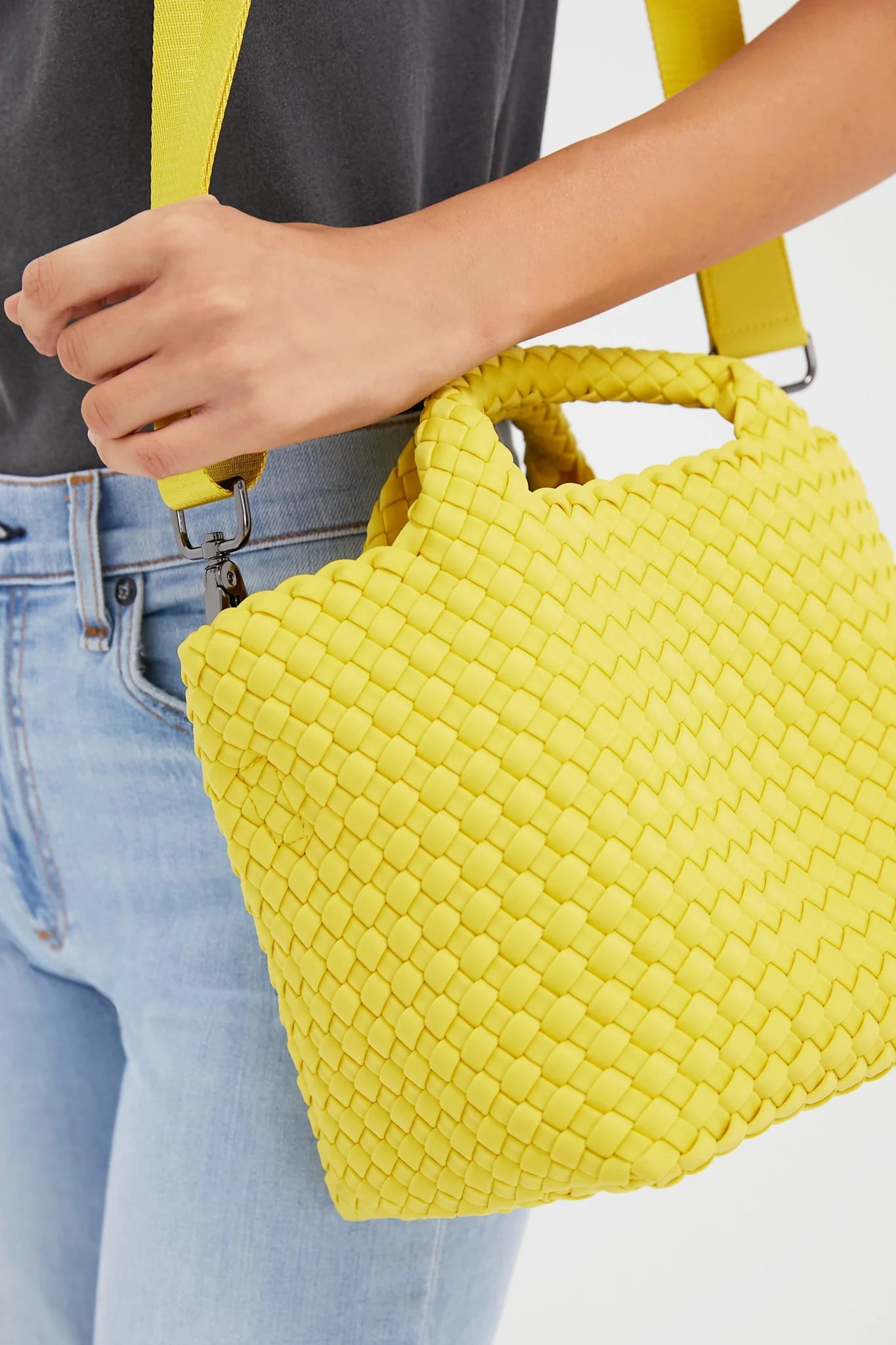 St. Barths Small Tote Citron Tote & Satchel Naghedi 