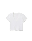 Jada Waffle Tee White Tops - Tees perfectwhitetee 