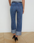 Leighton Ultra High Rise Cuff Stovepipe Arco Denim - Cropped & Ankle L'Agence 