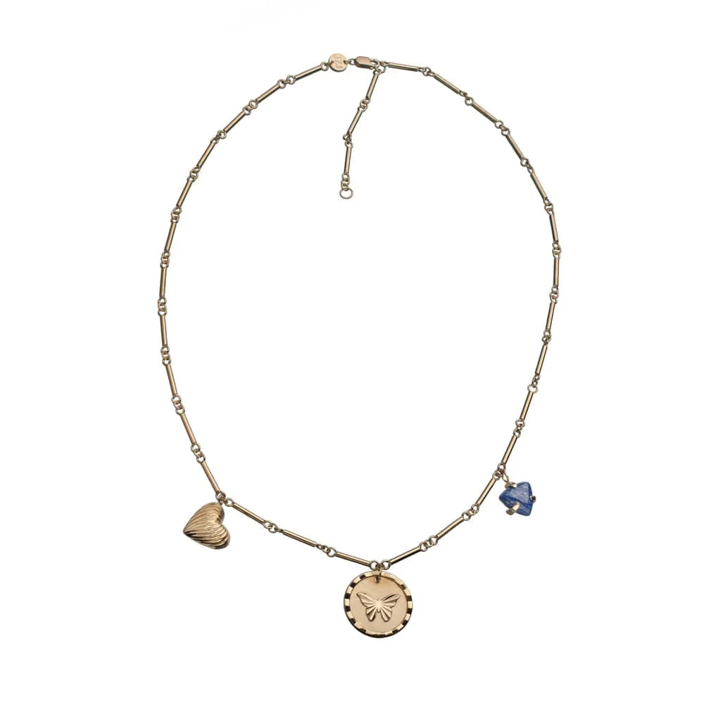 Ash Necklace Gold PB Necklaces Jennifer Zeuner 