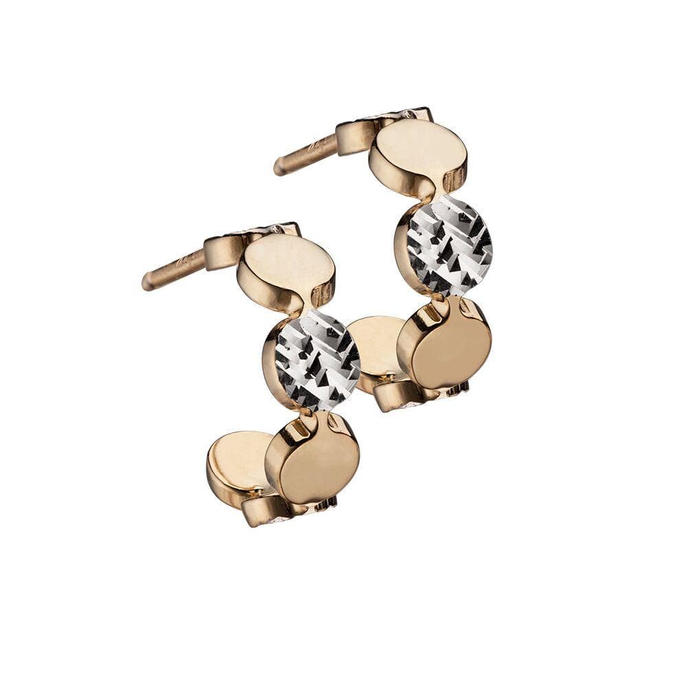 Bea 1/2" Hoops Gold PB Earrings Jennifer Zeuner 
