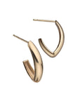 Bo 3/4" Hoops Gold Earrings Jennifer Zeuner 