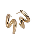 Haze 1" Earrings Gold