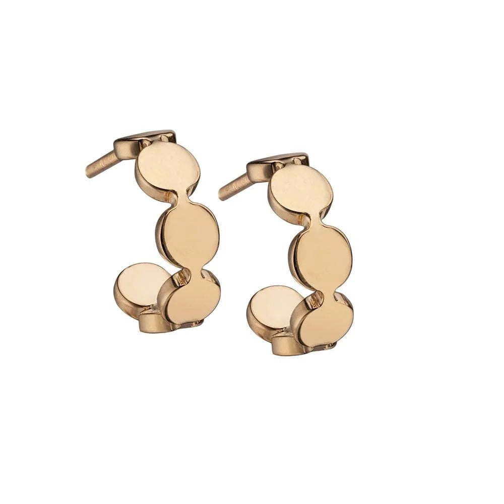 Margaux 1/2" Hoops Gold PB Earrings Jennifer Zeuner 