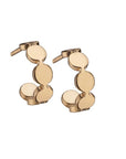 Margaux 1/2" Hoops Gold PB Earrings Jennifer Zeuner 