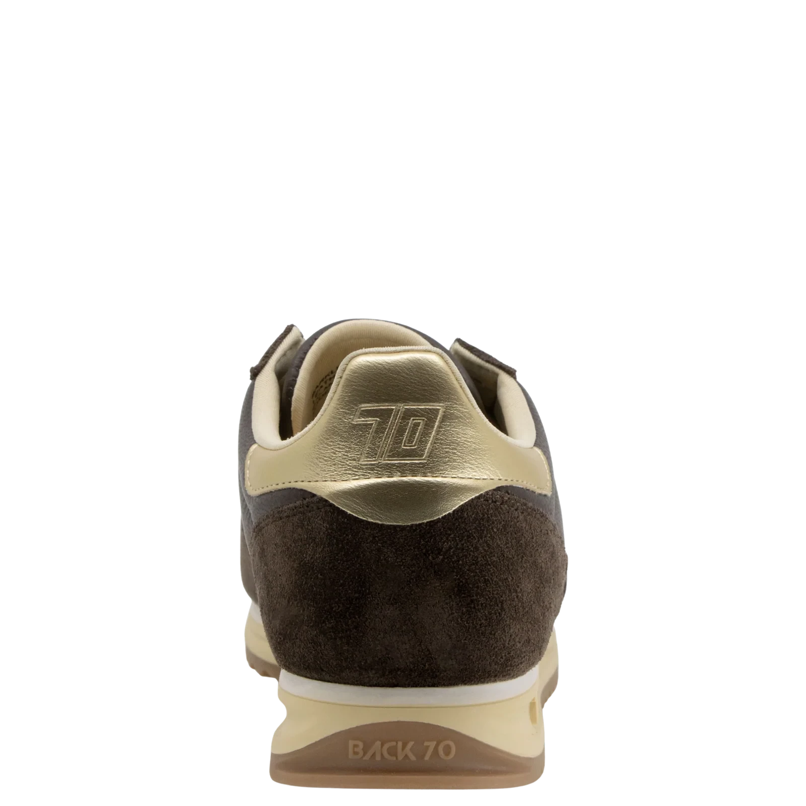 Jogger N Sneaker Coffee Gold Sneakers Back 70 