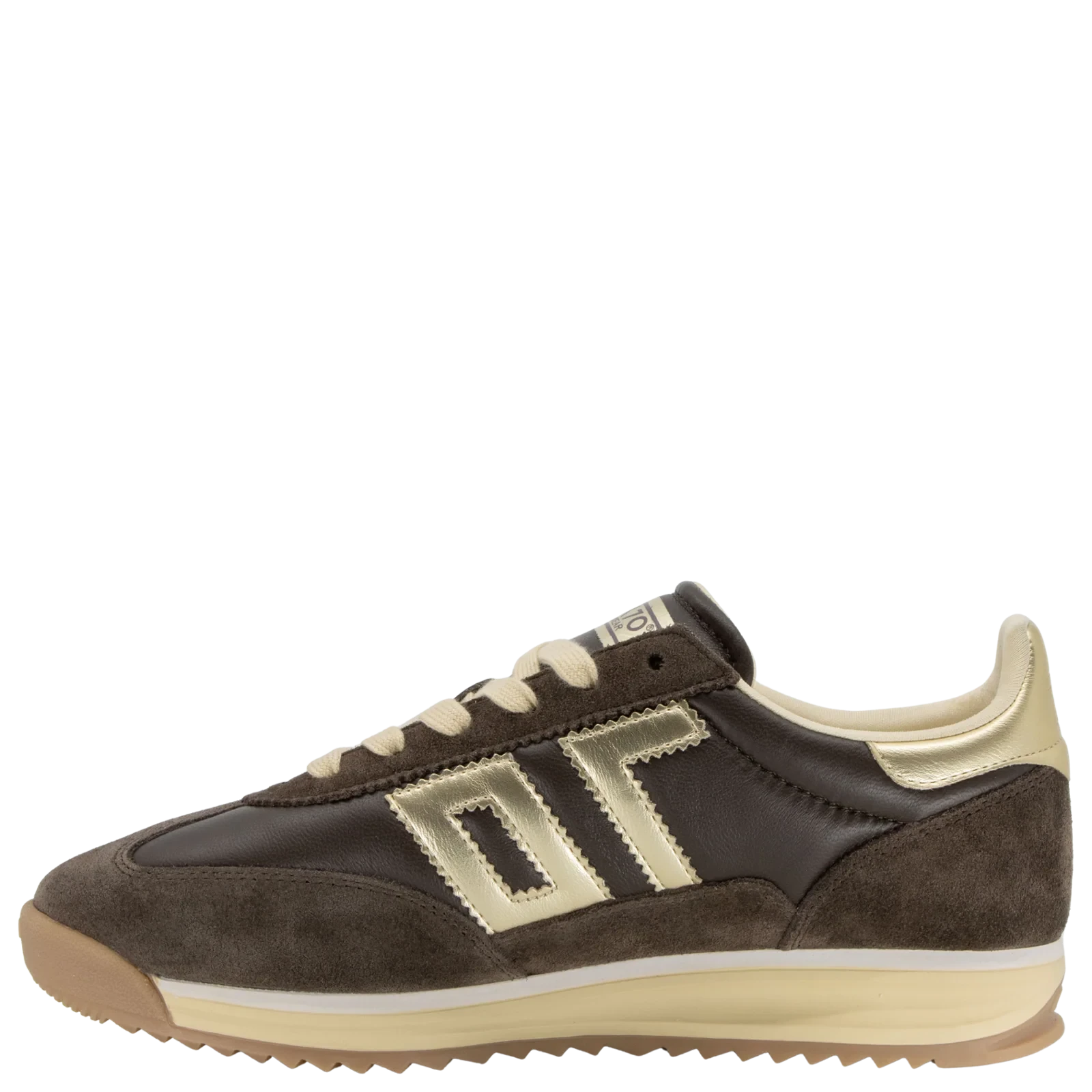 Jogger N Sneaker Coffee Gold Sneakers Back 70 