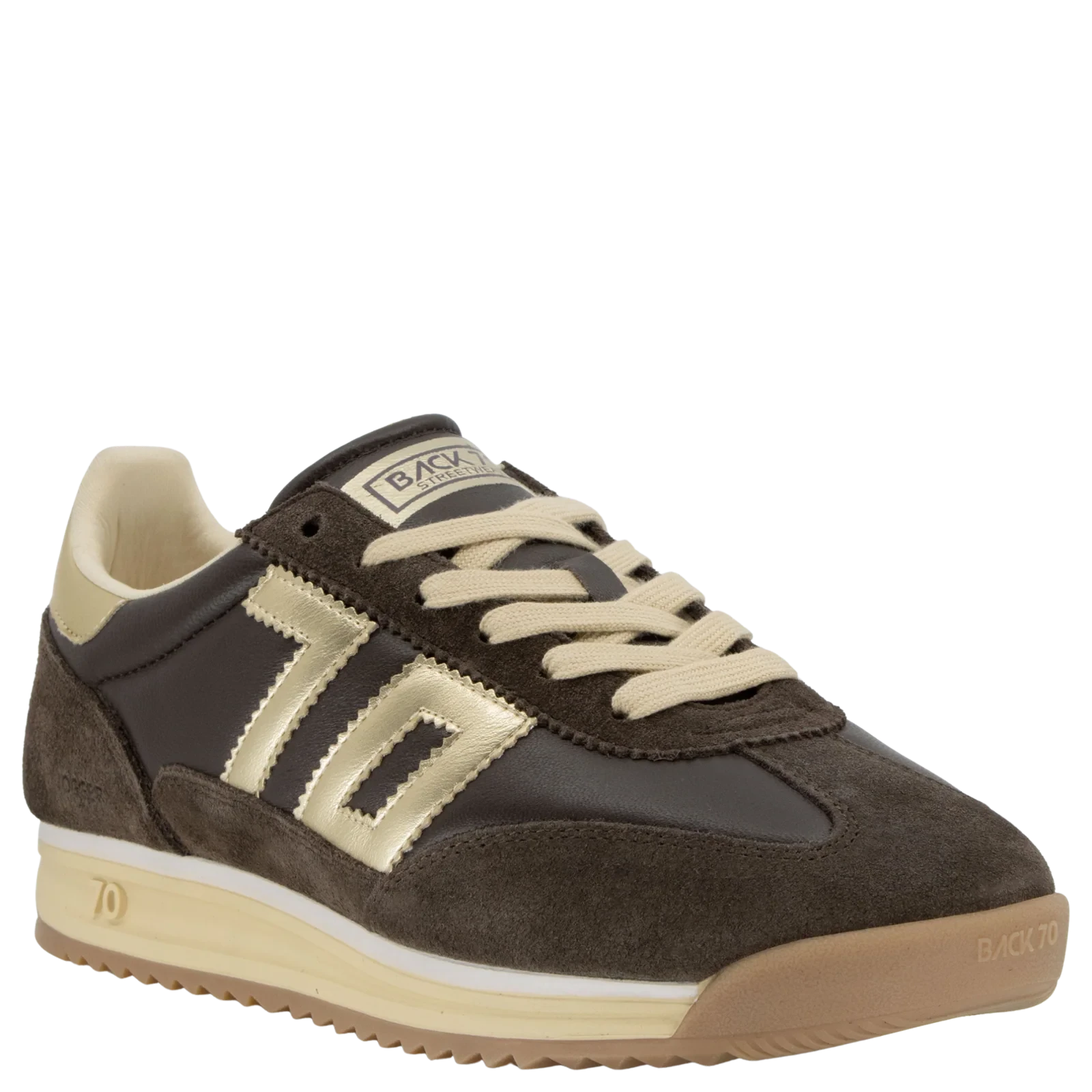 Jogger N Sneaker Coffee Gold Sneakers Back 70 