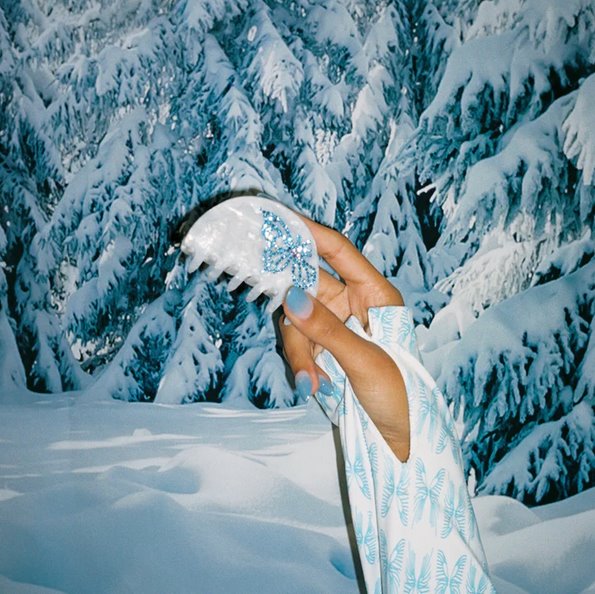 Luna Claw Clip Snow Baby Accessories - Beauty & Hair Emi Jay 