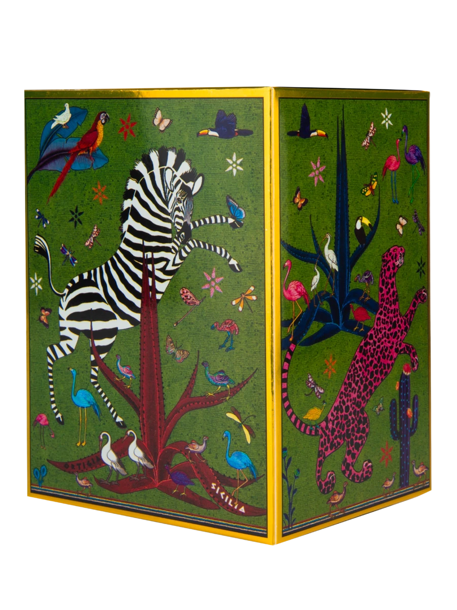 Jungle Ceramic Jug Green Home Decor - Tabletop Ortigia 