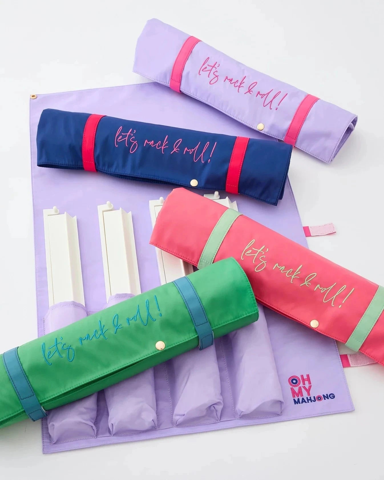 Let's Rack & Roll Strawberry Pink Home Decor - Games Oh My Mahjong 