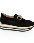 Cassie Black Shoes - Flats - Loafer Softwaves 
