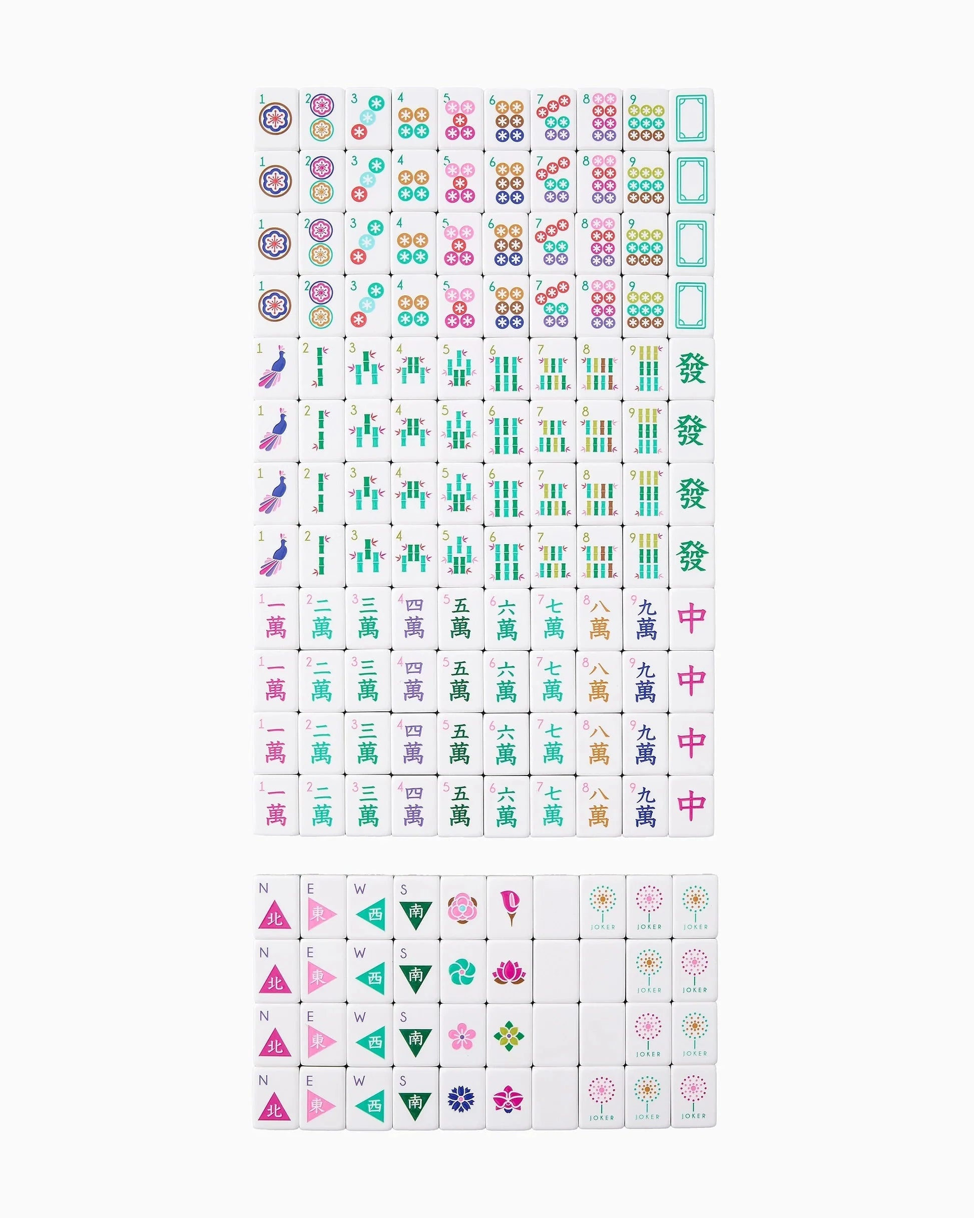 La Fete Mahjong Tiles Home Decor - Games Oh My Mahjong 