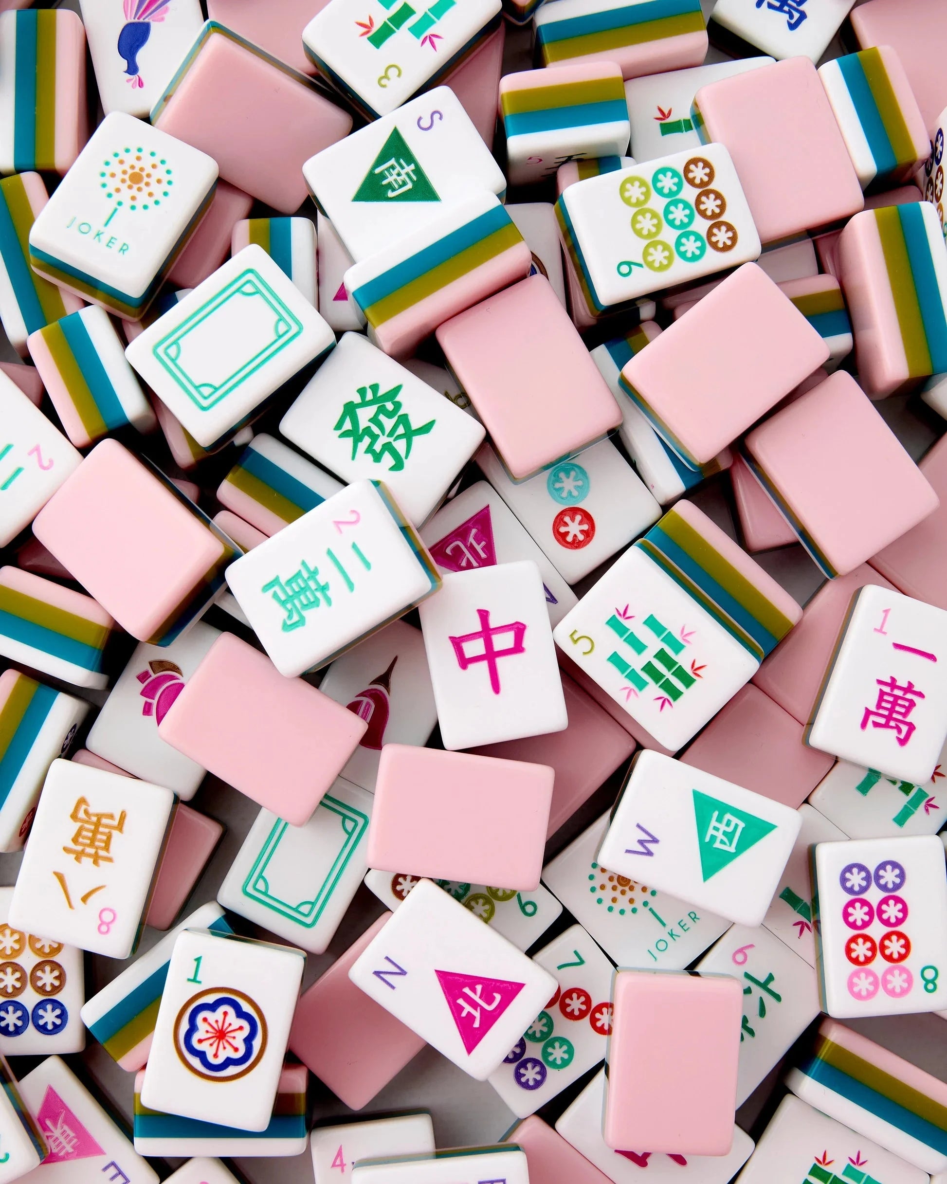 La Fete Mahjong Tiles Home Decor - Games Oh My Mahjong 