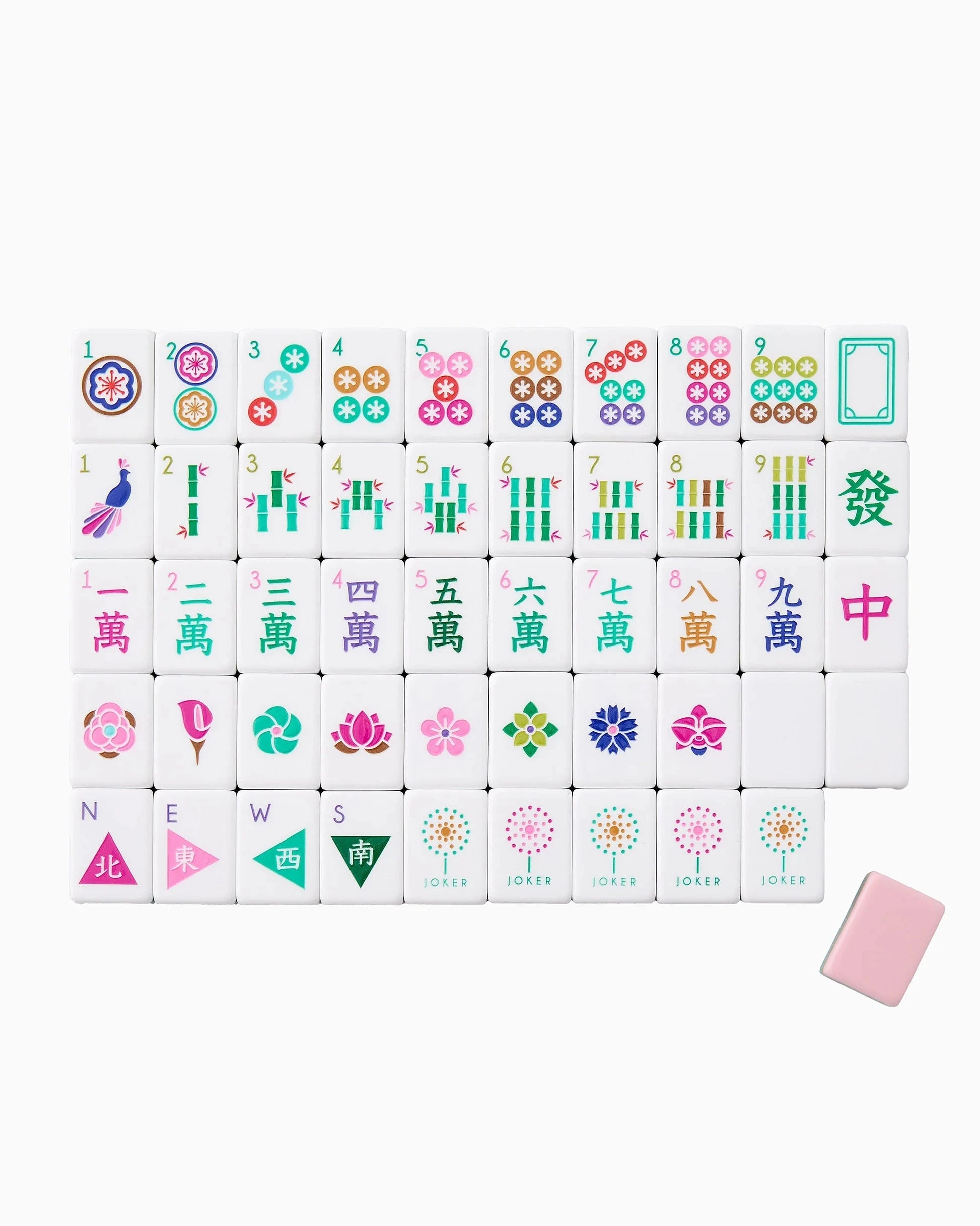 La Fete Mahjong Tiles Home Decor - Games Oh My Mahjong 