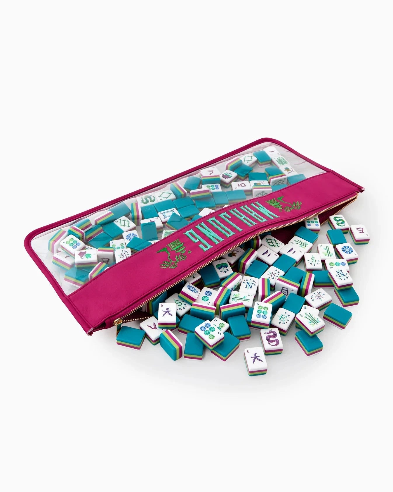 Lagoon Mahjong Tiles Home Decor - Games Oh My Mahjong 