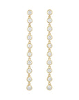 Trails Drop Earrings CZ Earrings Laura Foote Designs 