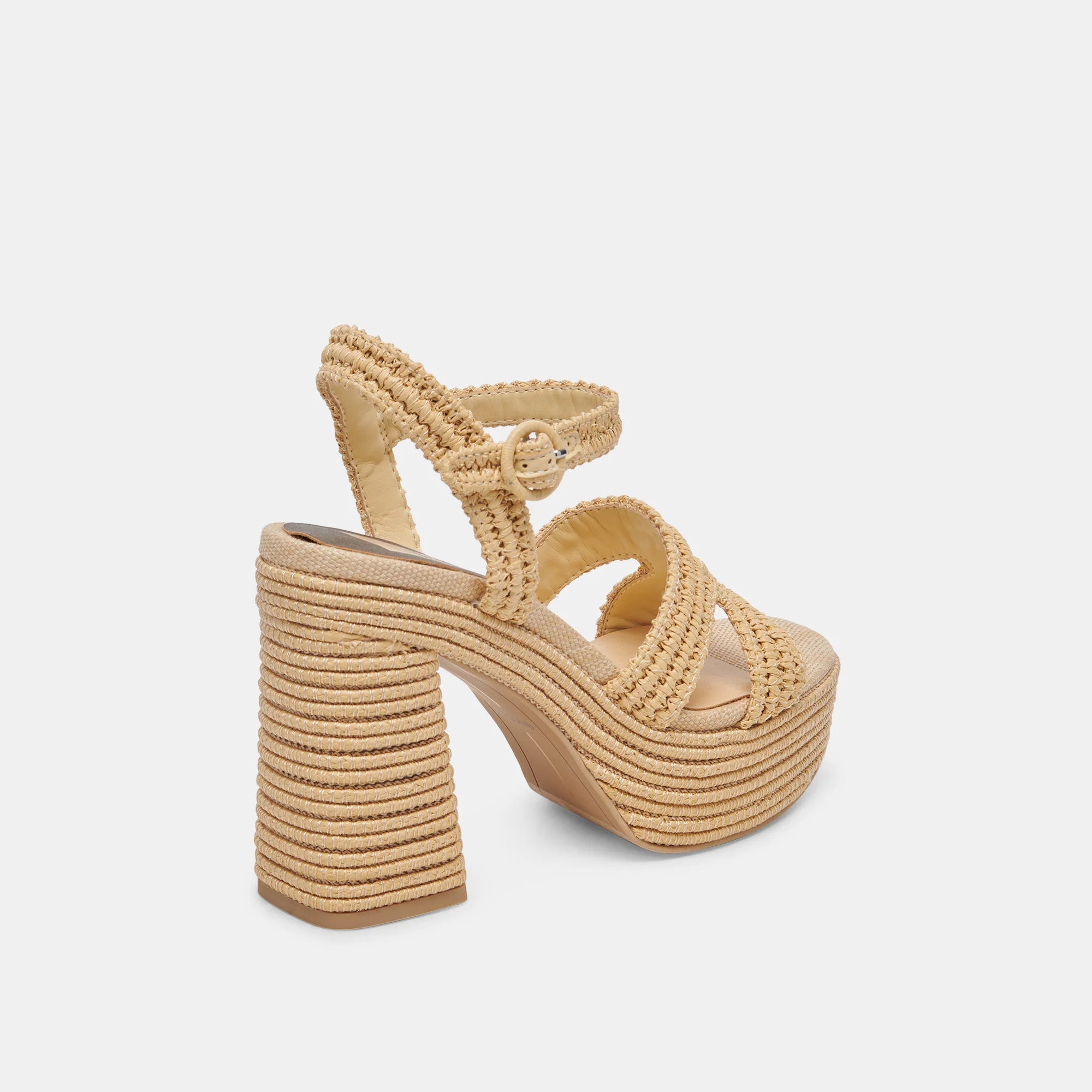 Lacye Heels Natural Woven Shoes - Sandals - Heeled Sandals Dolce Vita 