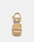 Lacye Heels Natural Woven Shoes - Sandals - Heeled Sandals Dolce Vita 