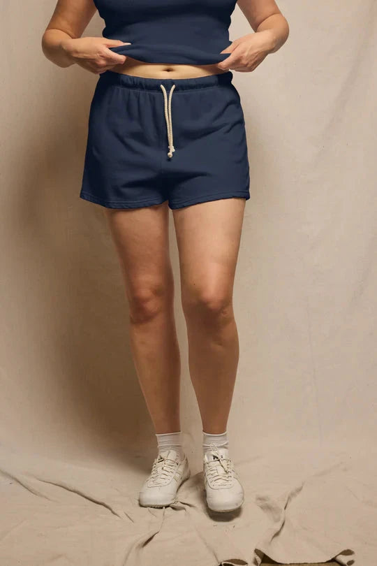 Layla Navy Shorts perfectwhitetee 