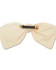 Raffia Bow Barrette Ivory Accessories - Beauty & Hair Lele Sadoughi 