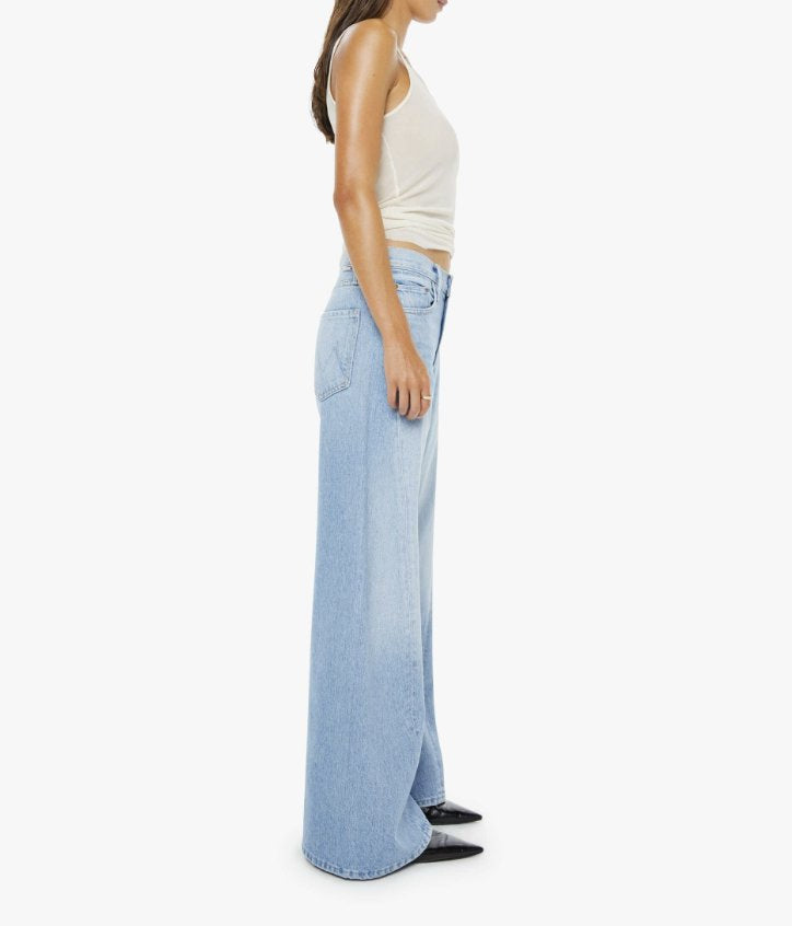 The Lemon Twist Sneak Munchies Denim - Flare & Wide Leg Mother 