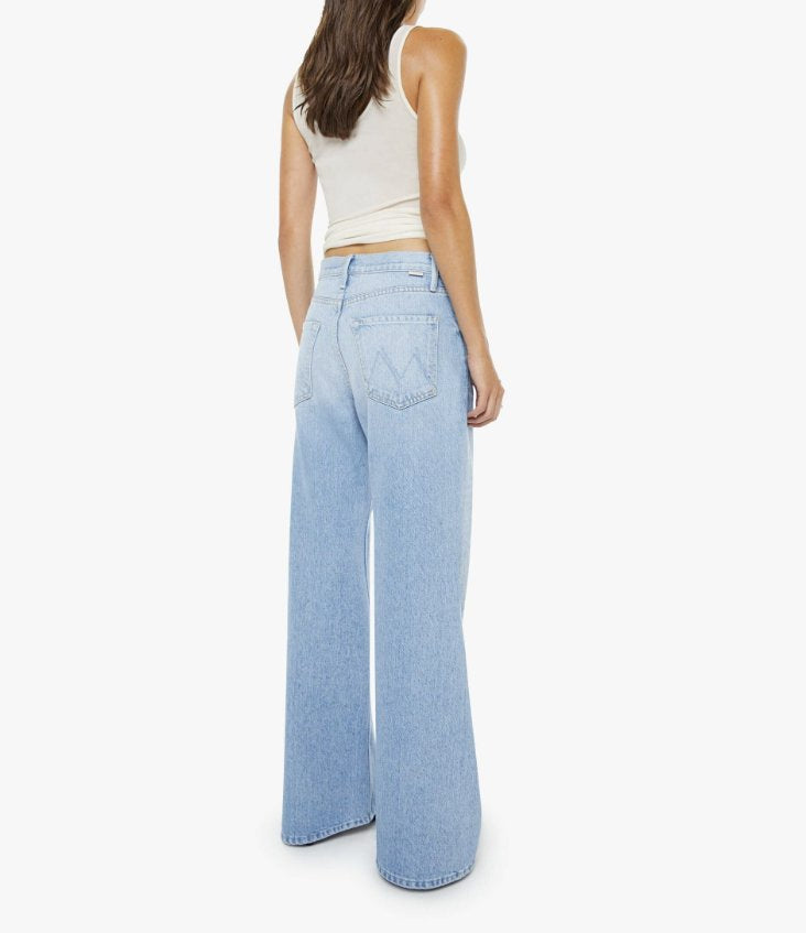 The Lemon Twist Sneak Munchies Denim - Flare & Wide Leg Mother 