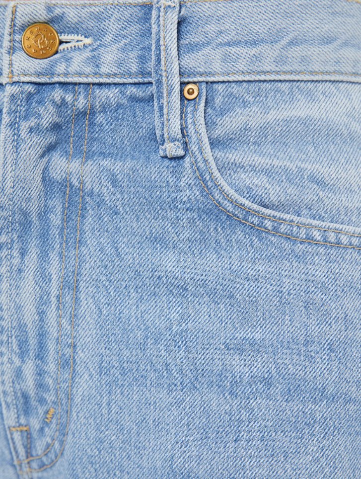 The Lemon Twist Sneak Munchies Denim - Flare & Wide Leg Mother 