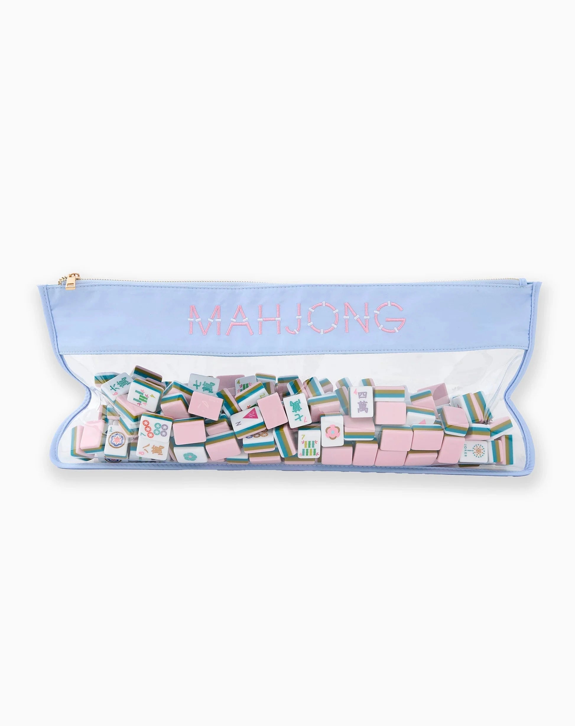 Mahjong Bag Light Blue Home Decor - Games Oh My Mahjong 