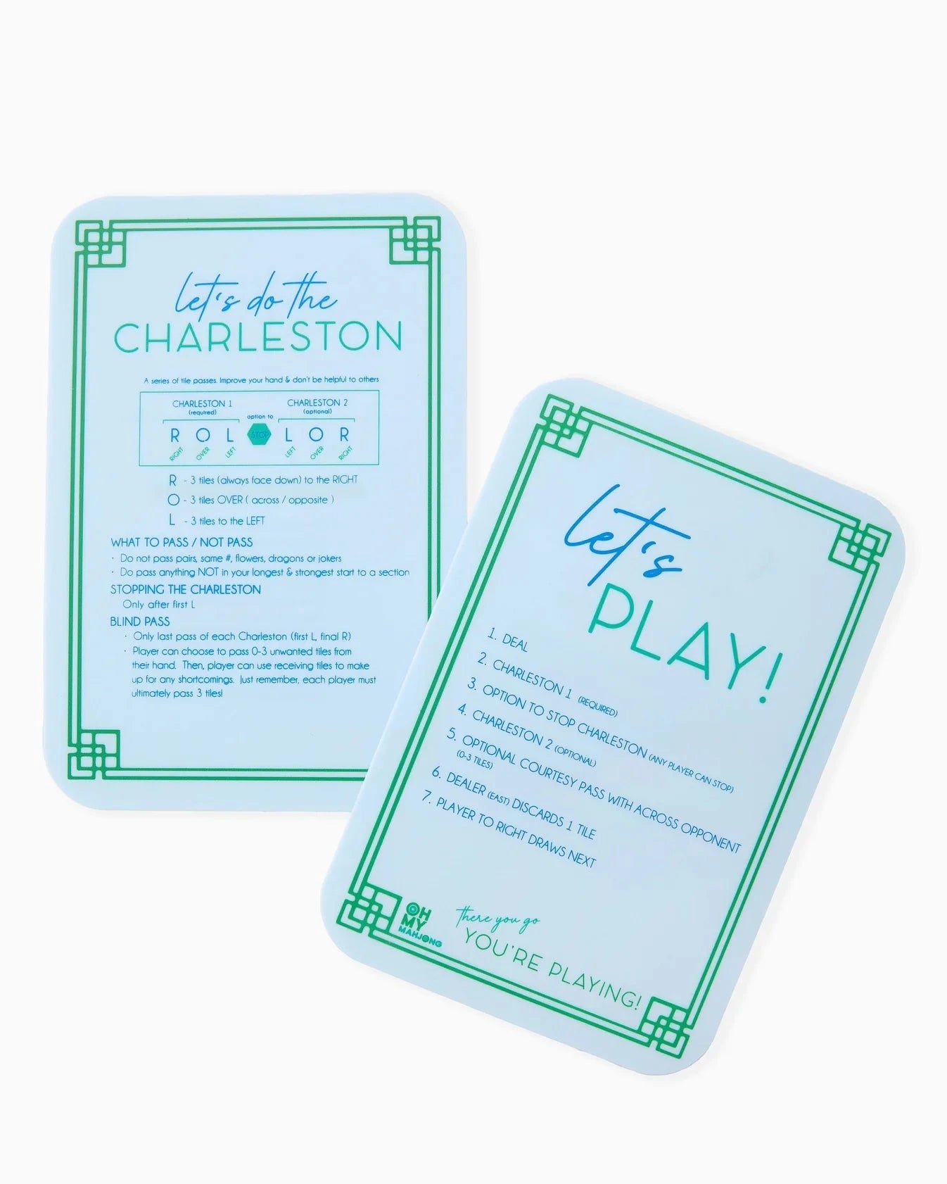 Light Blue Shuffler Home Decor - Games Oh My Mahjong 