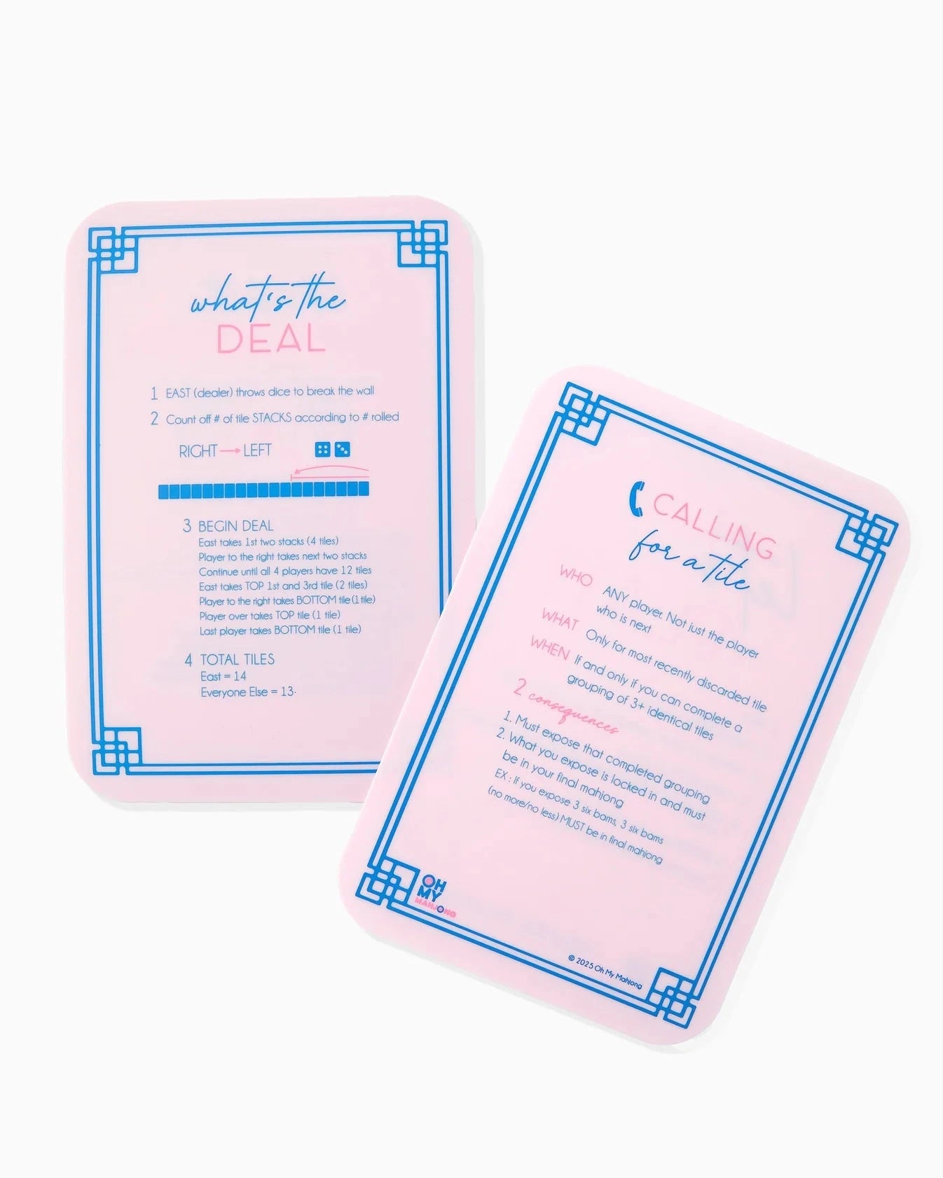 Light Pink Shuffler Home Decor - Games Oh My Mahjong 