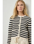 Jackie Cardigan Stripe Sweater - Cardigans Lilla P 