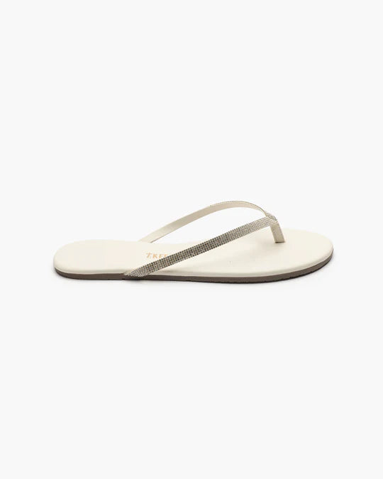 Infinity Lily Cream Sandals - Flip Flops Tkees 