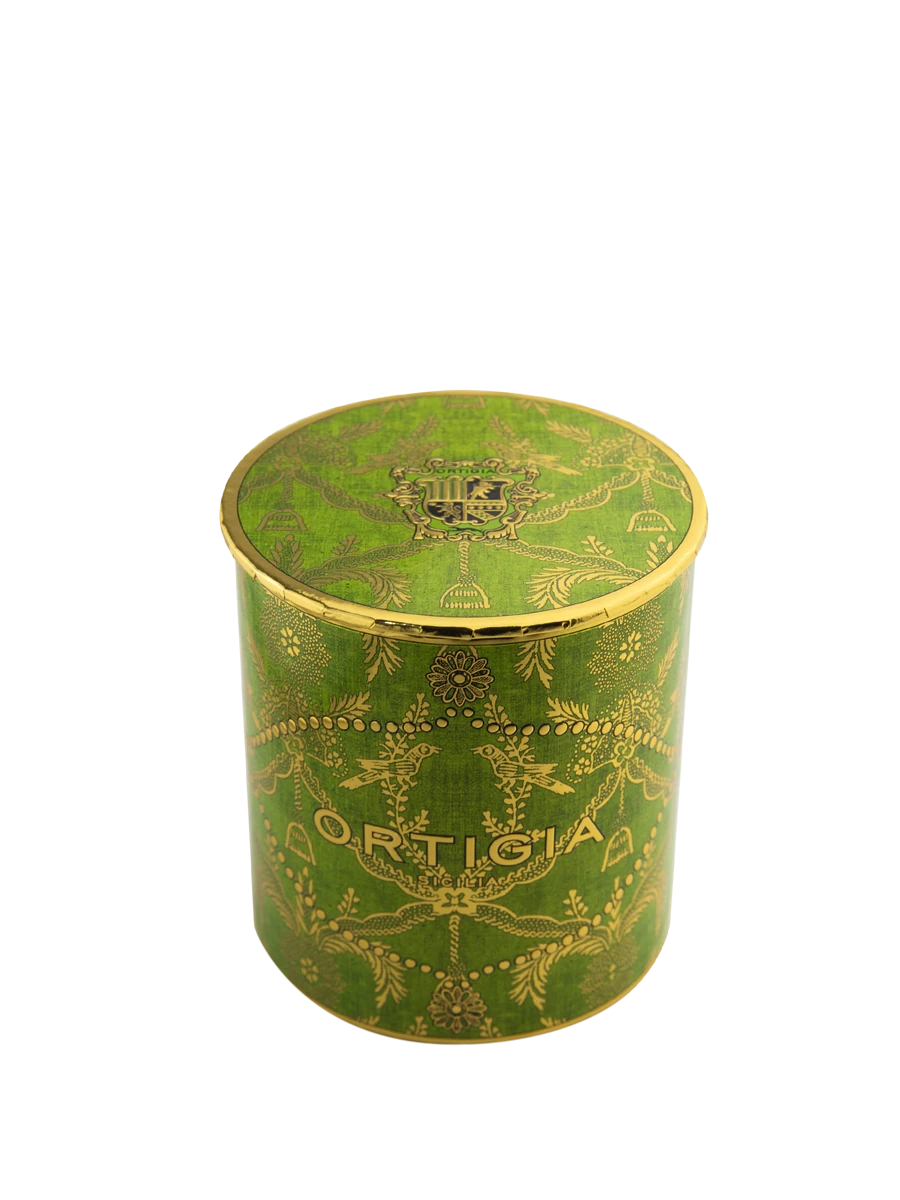 Small Lime di Sicilia Decorated Candle Candles & Diffusers - Candles Ortigia 